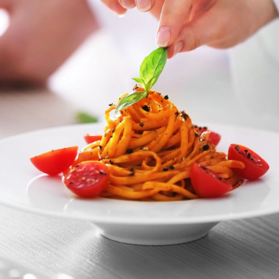 cuisine in Italy - try some pasta!