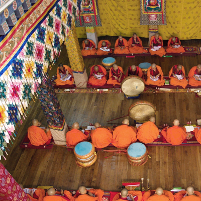 Bhutan people, families and monks, Asia