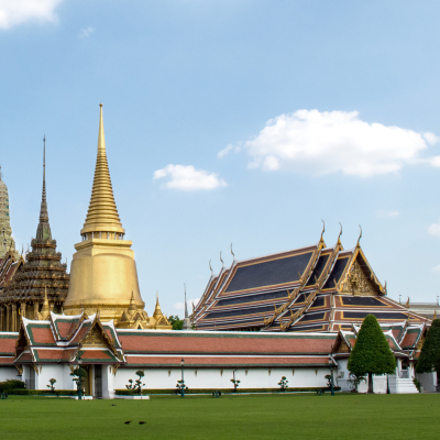 Grand palace and Wat phra keaw in Bangkok, Thailand, Southeast Asia