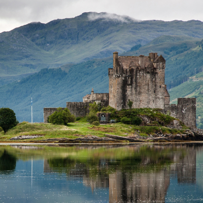 Eilean Donan Castle, Island in Loch Duich, Scotland