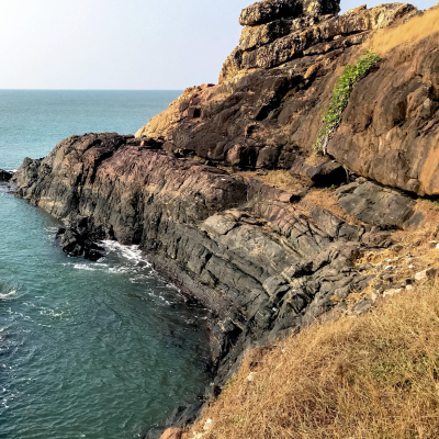 Hell cliff location: Gokarna, Karnatka, India