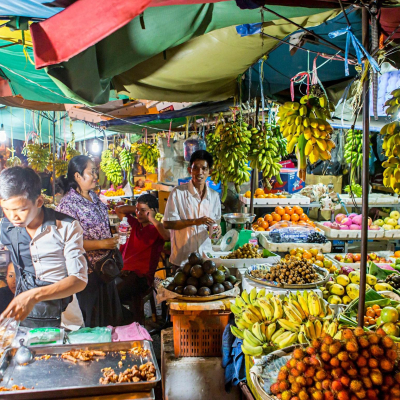 Phnom Penh Sehenswürdigkeiten: Der Nachtmarkt