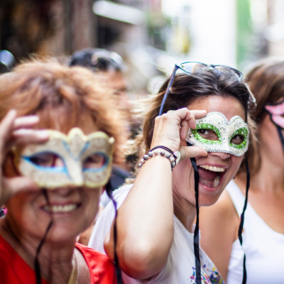 culture of Italy - masked revelry