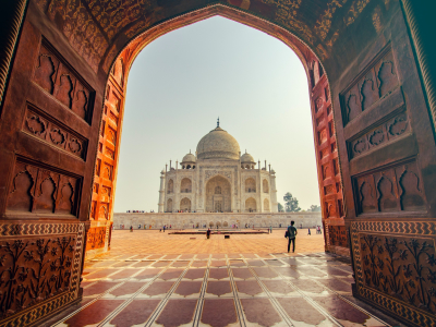 Taj Mahal in Agra India