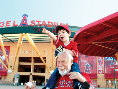 angel stadium family game