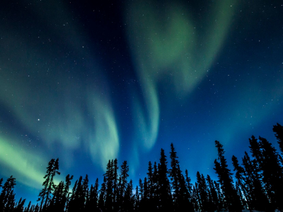 Northern Lights Winter Dempster Highway Cr