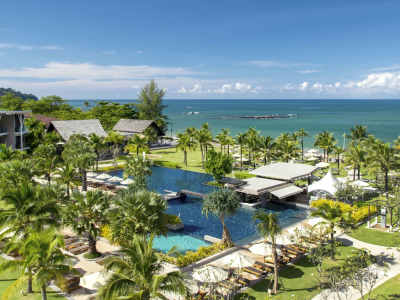 a resort near the water