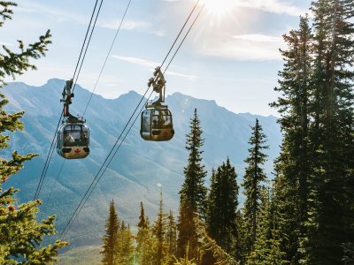 Canada - Alberta - Banff - Sulphur Mountains - gondol