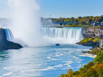 Rejser til Niagara Falls