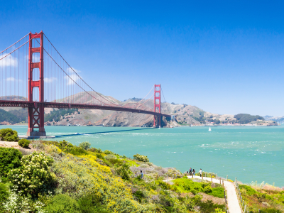 Golden Gate Bridge i San Francisco, USA