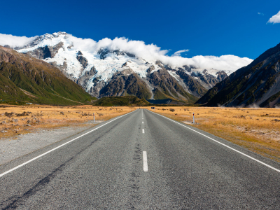 New Zealand - South Island - Bjerge - Vej