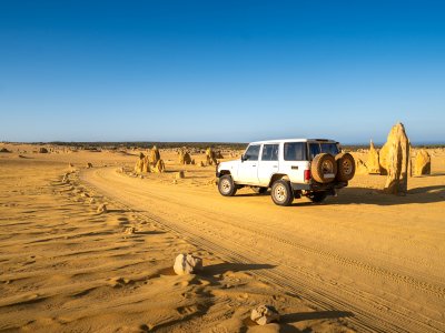 med jeep genom västra australien