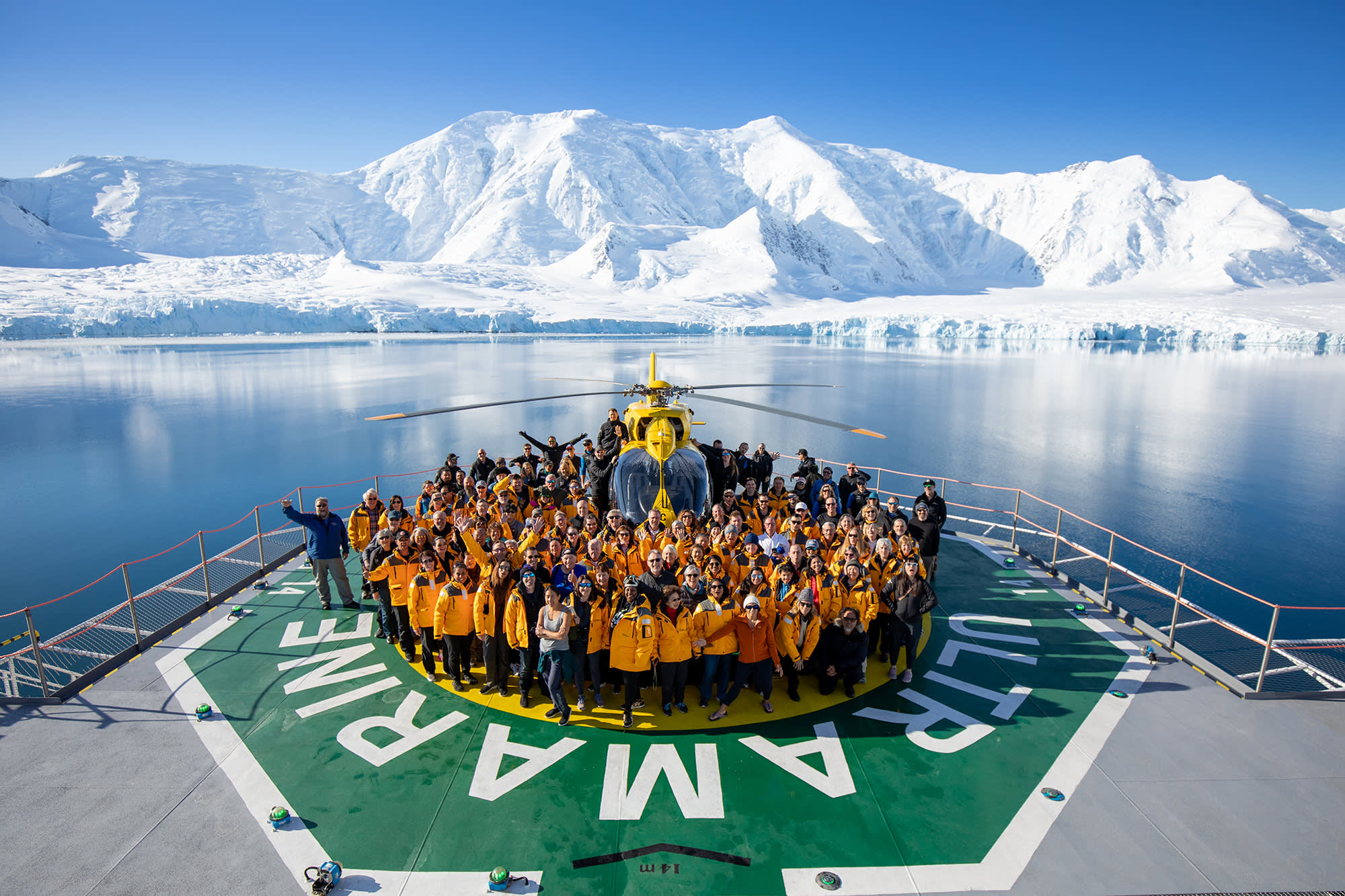 Antarctica by Helicopter: Crossing the Circle and the Peninsula