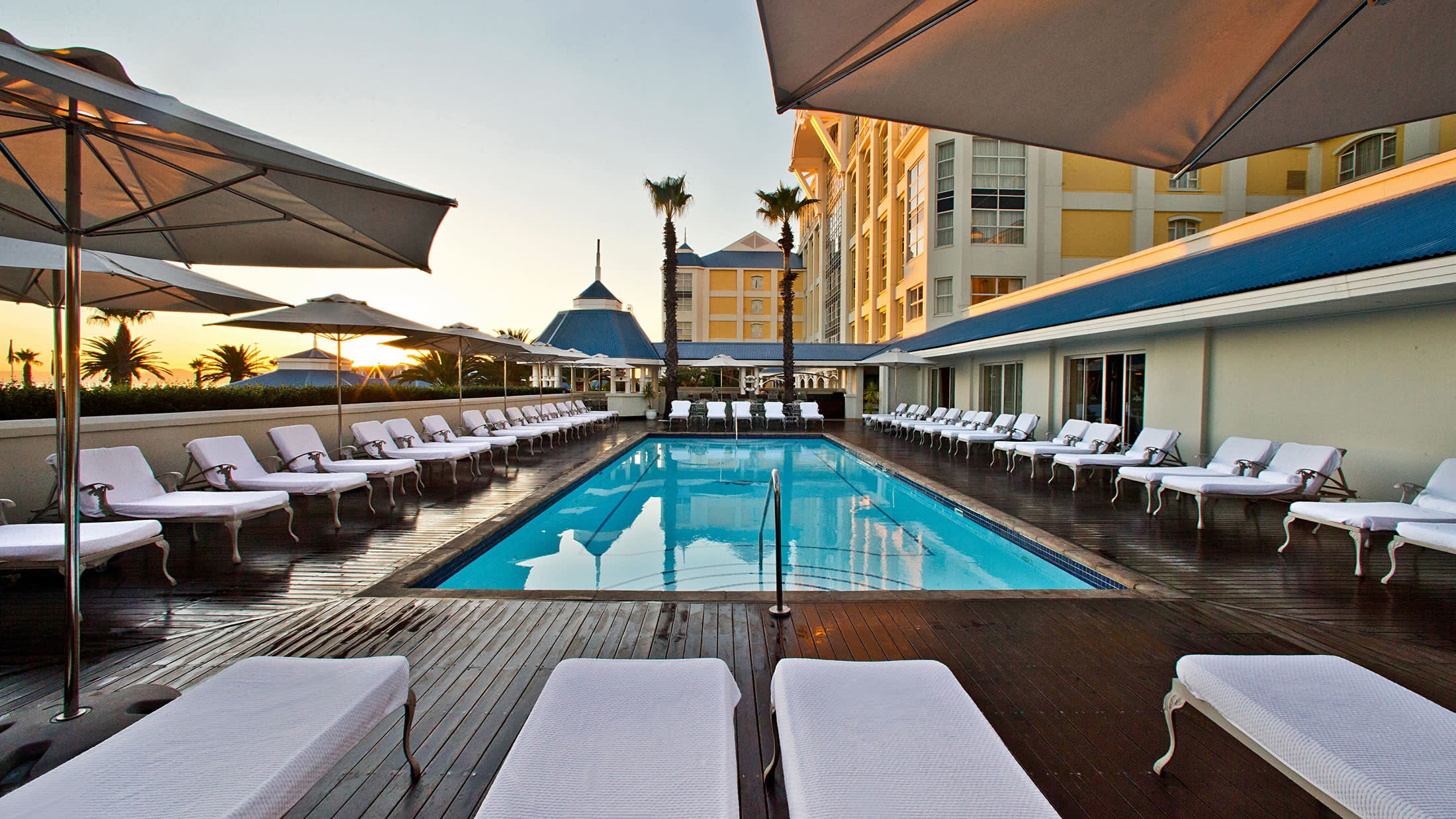 a building with a pool table