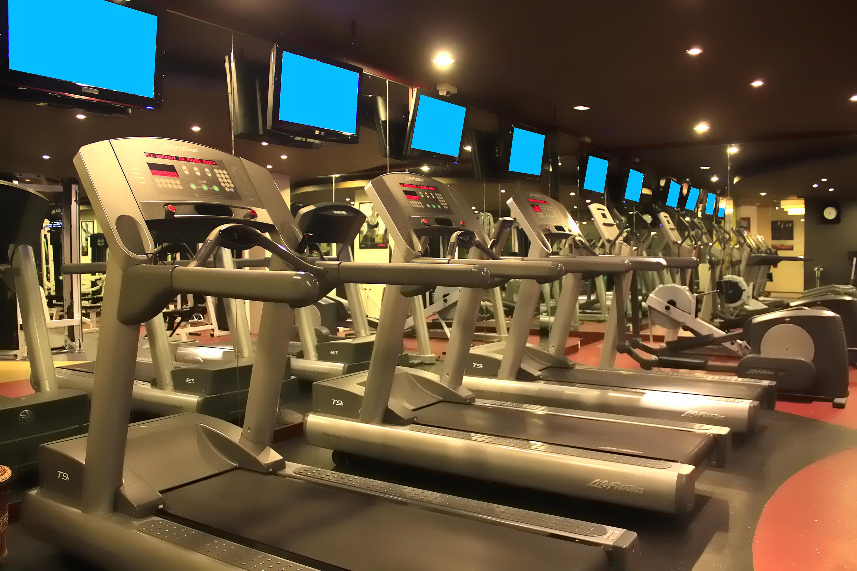 this is a photo of the fitness centre at the Melia Bali Indonesia