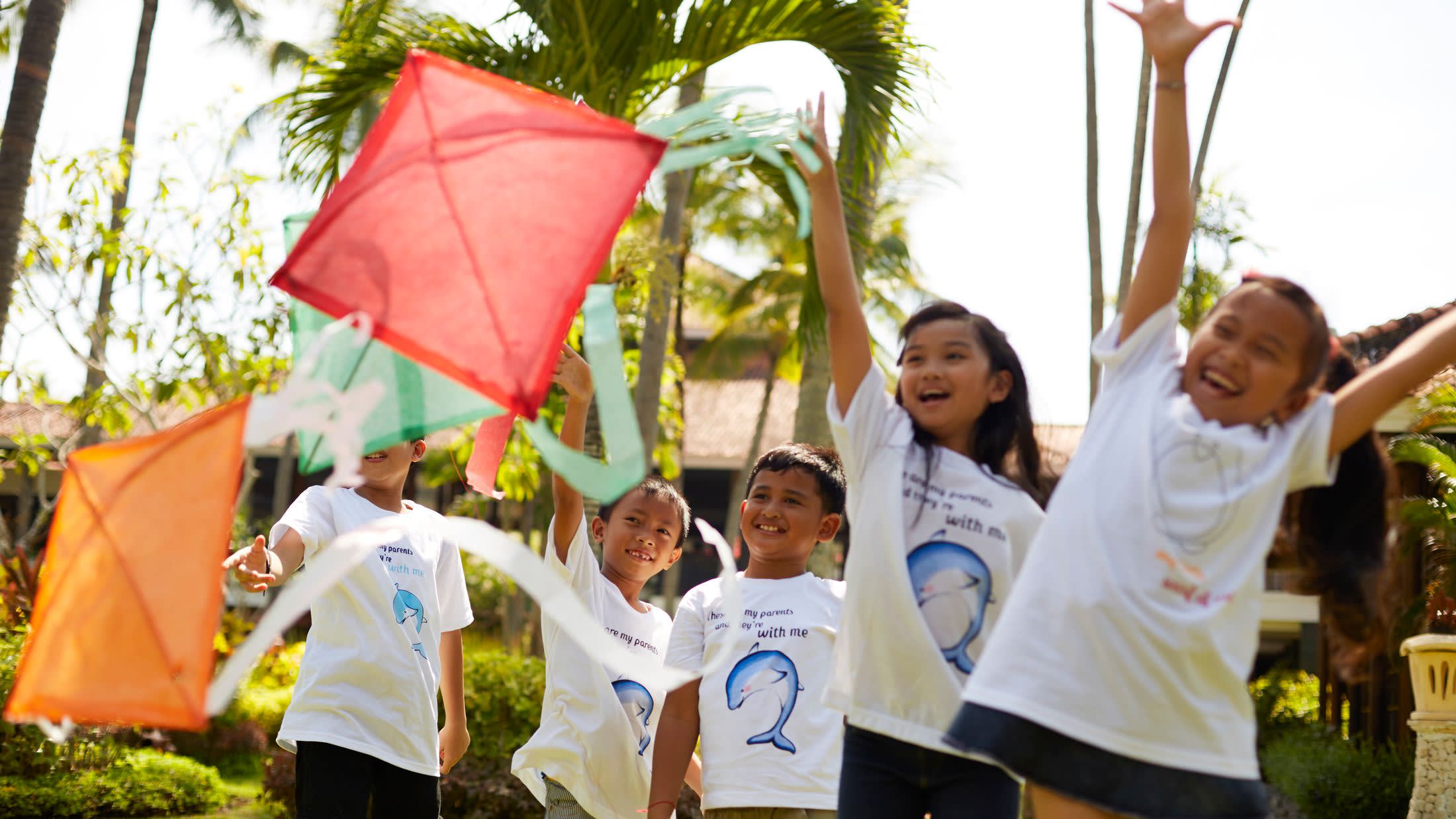 this is a photo of children's activities at Melia Bali Indonesia