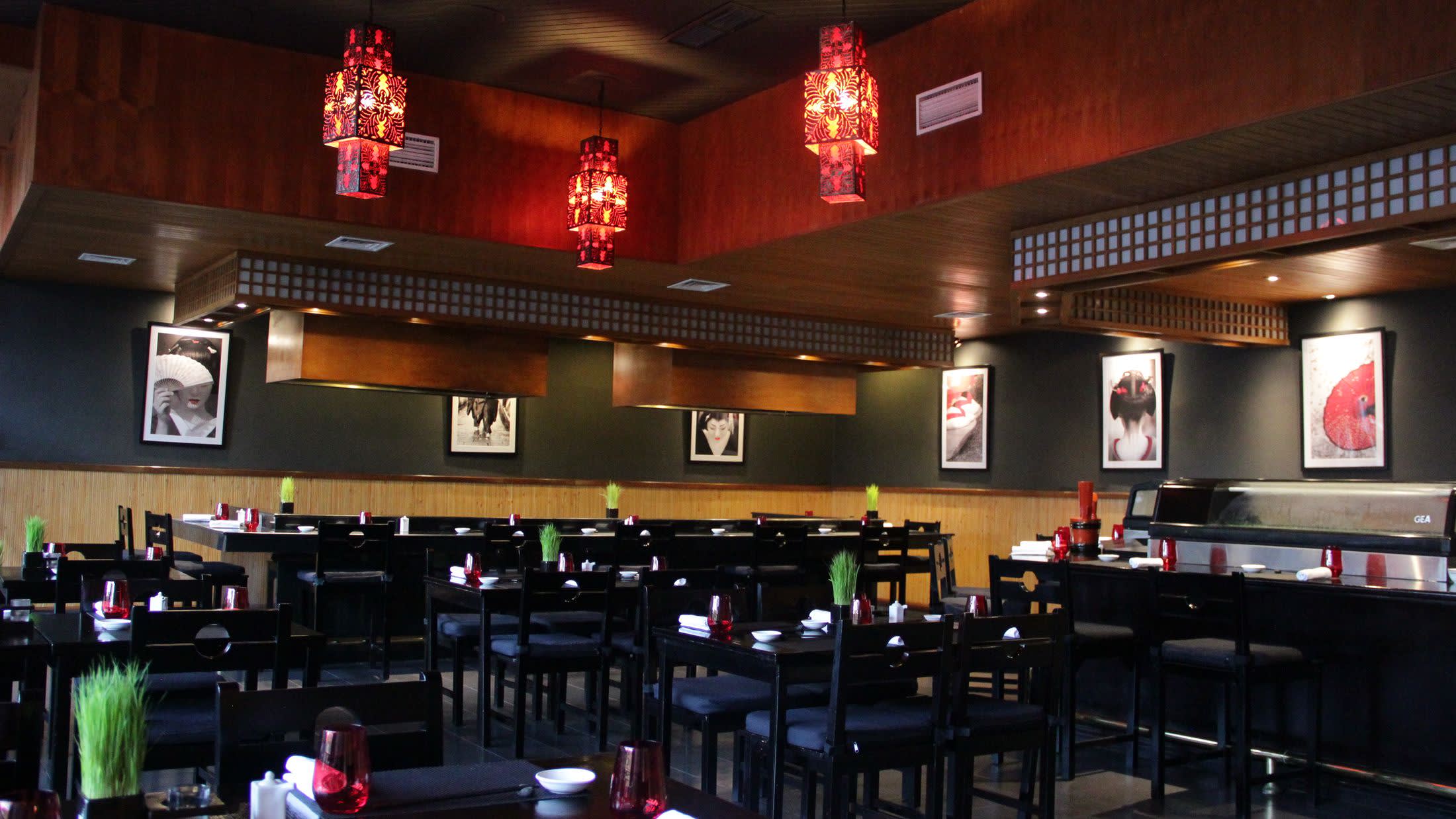 a group of people in a room