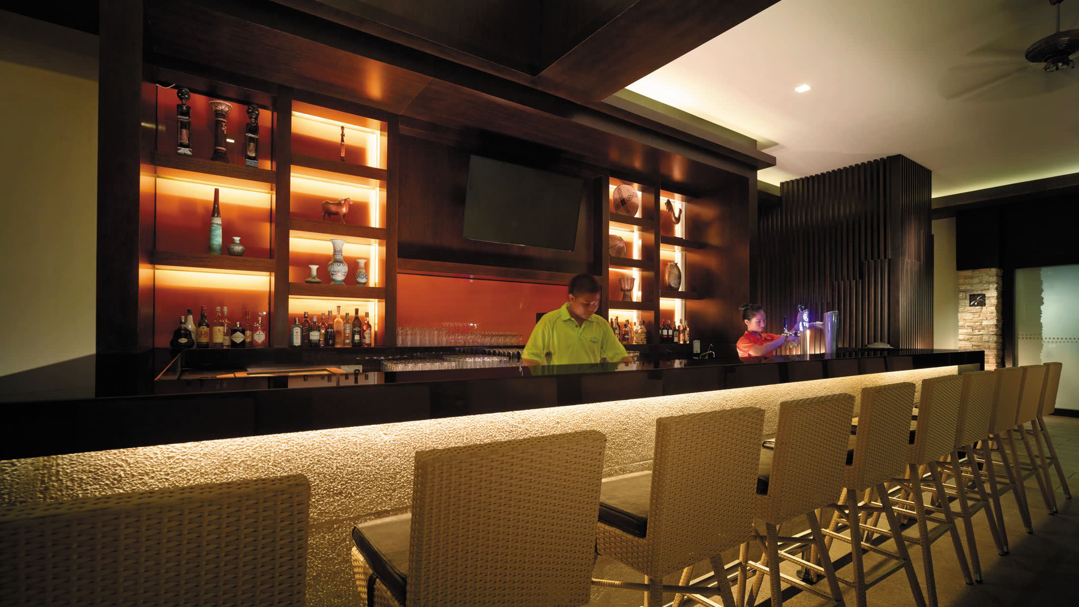 a dining room table in front of a window