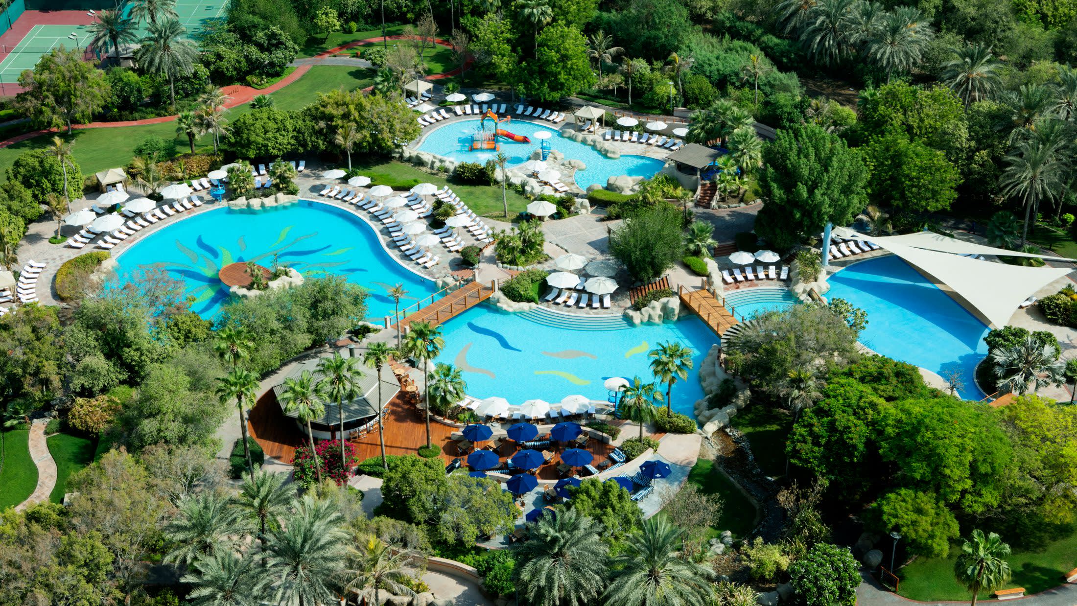 a display in a garden