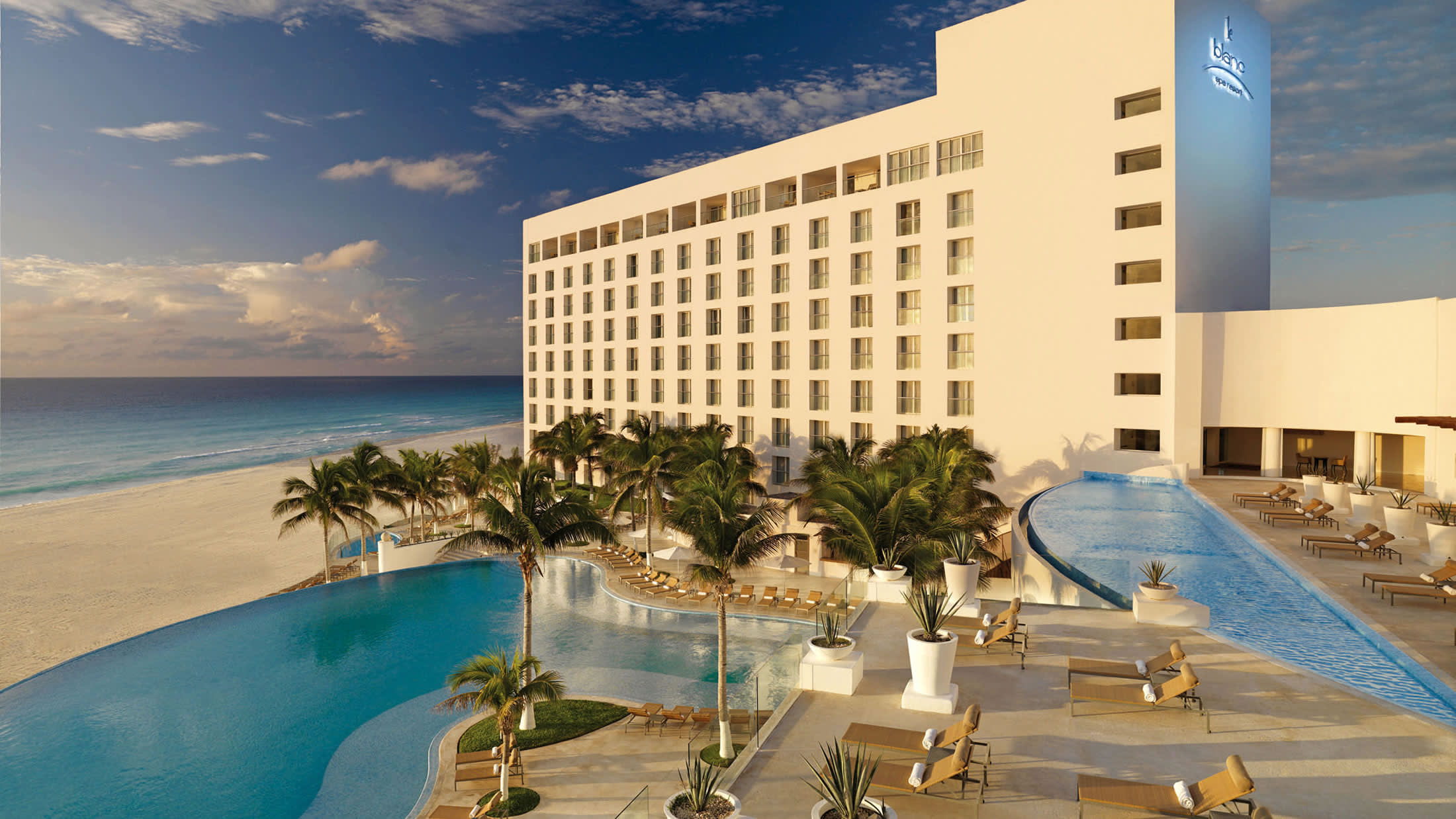 a large pool of water