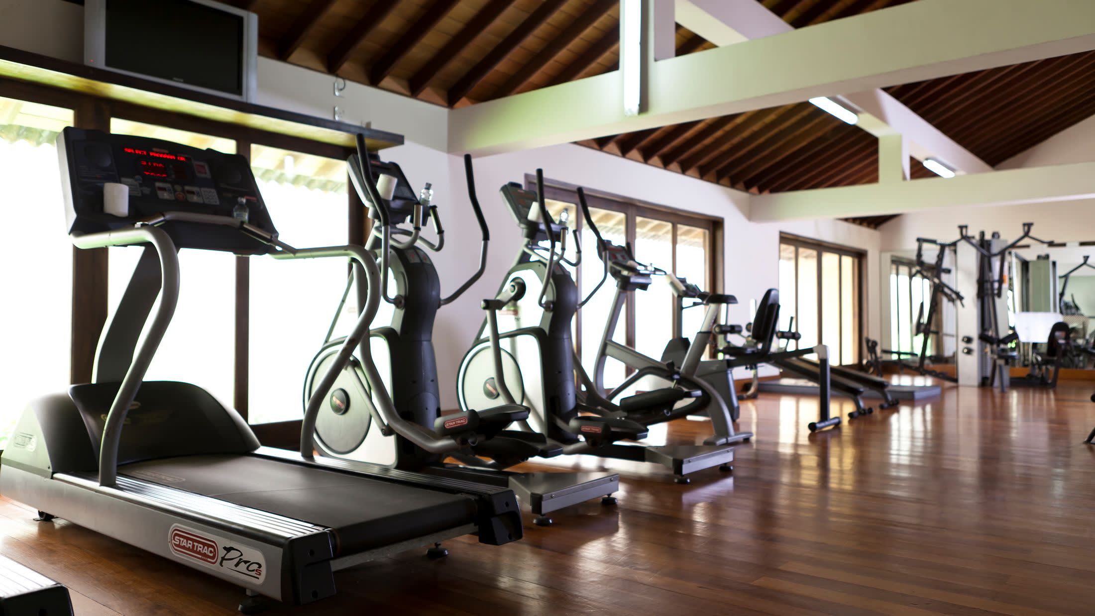 a desk with a computer in a room