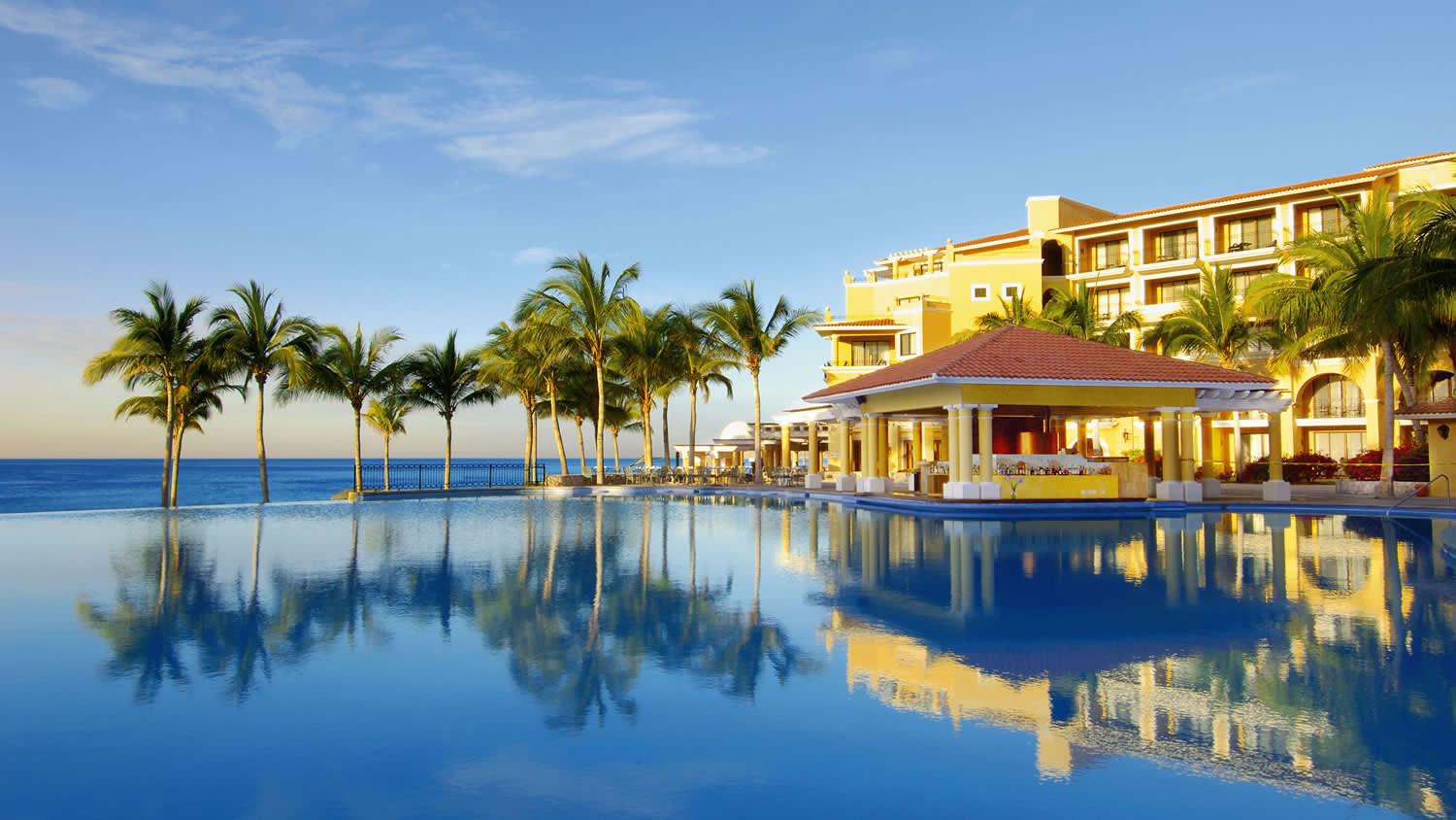 a small house in a body of water