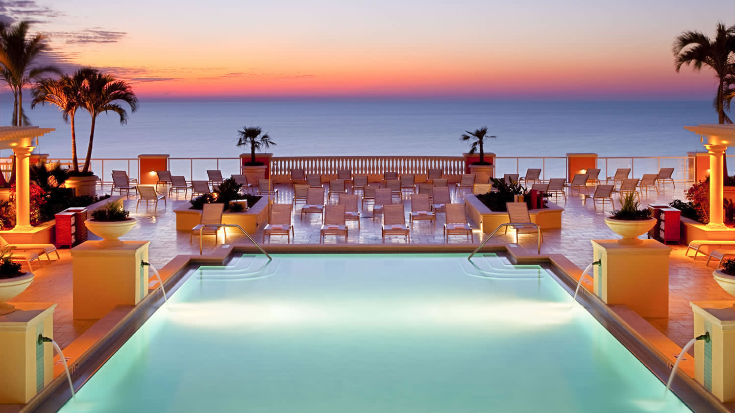 an island in the middle of a table