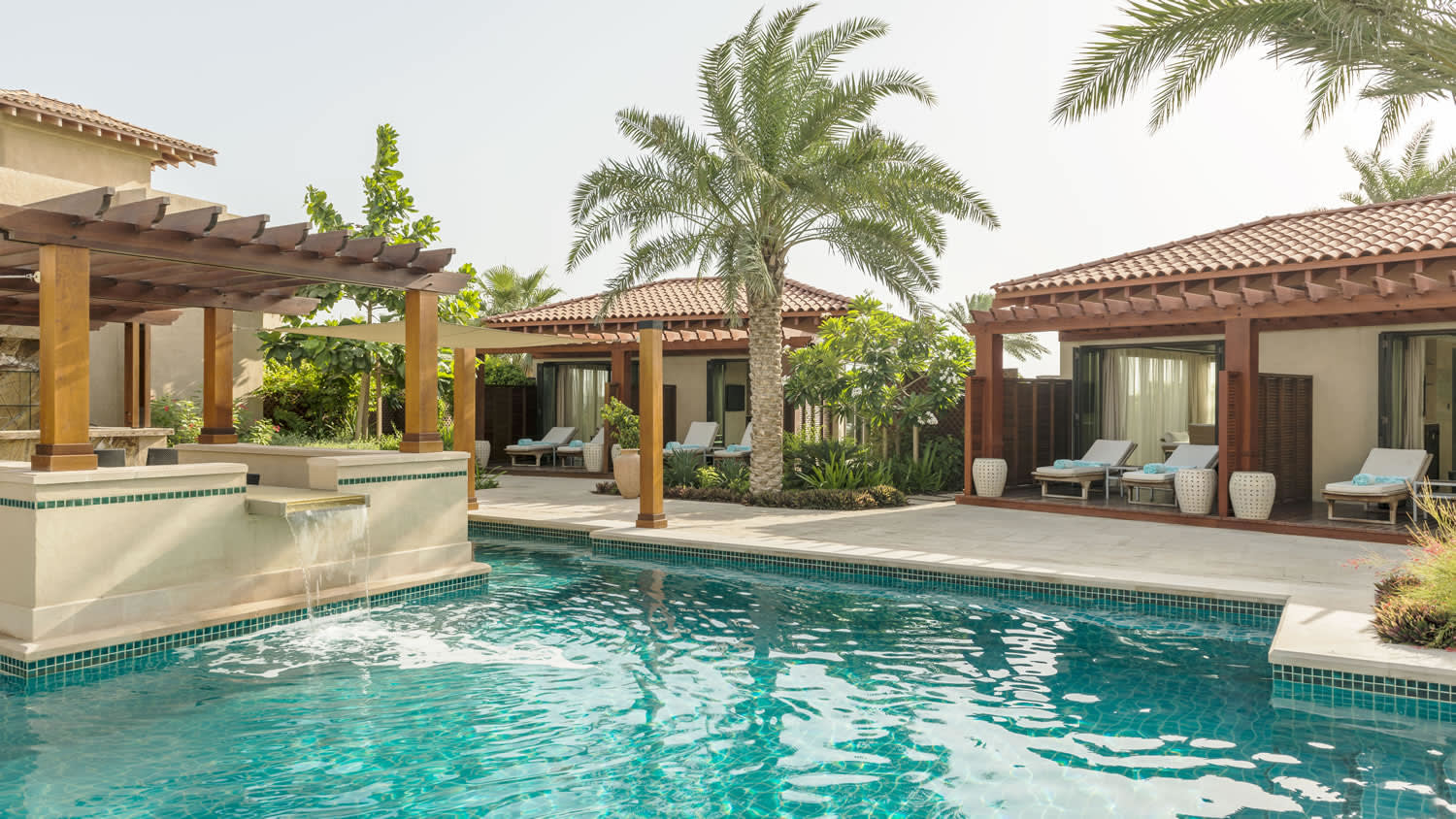 a large pool of water