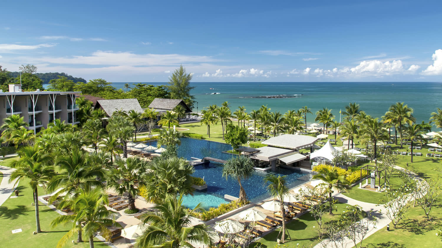 a resort near the water