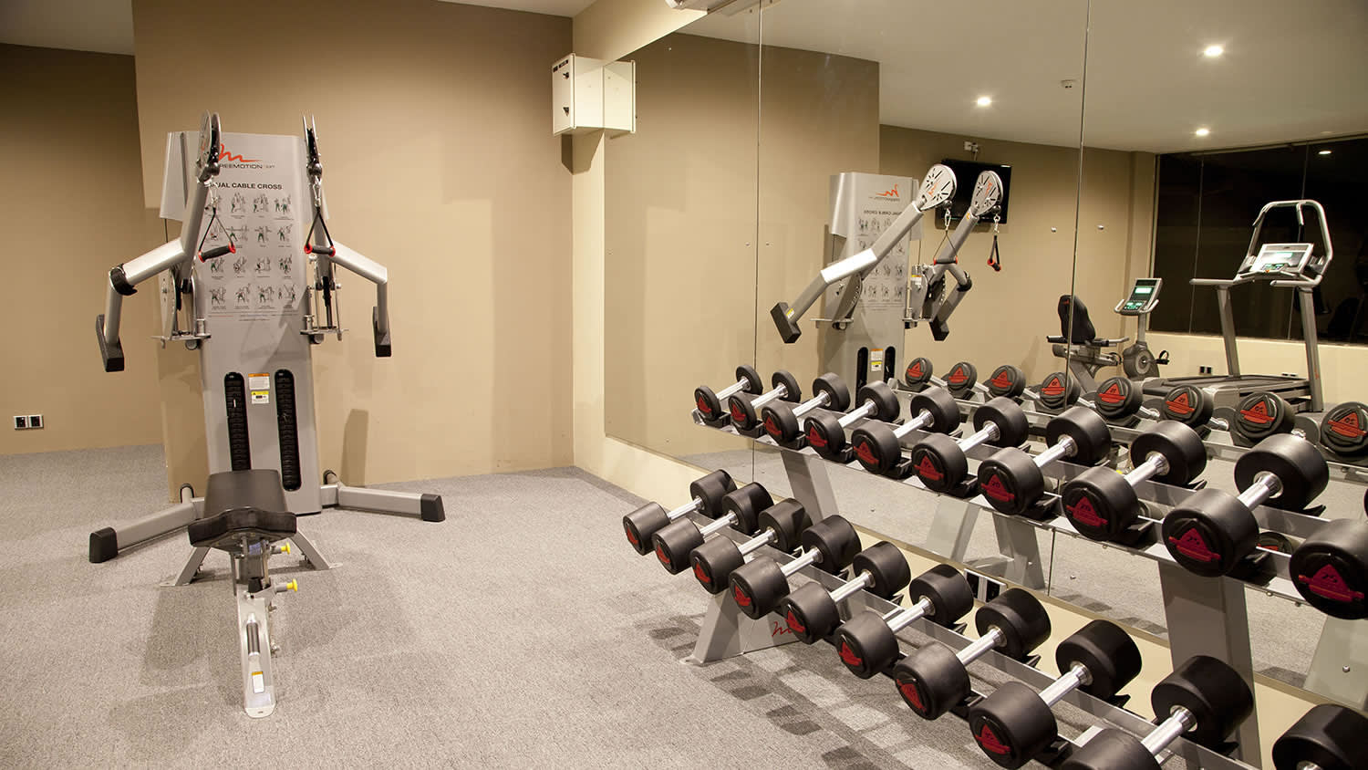 a group of people in a room