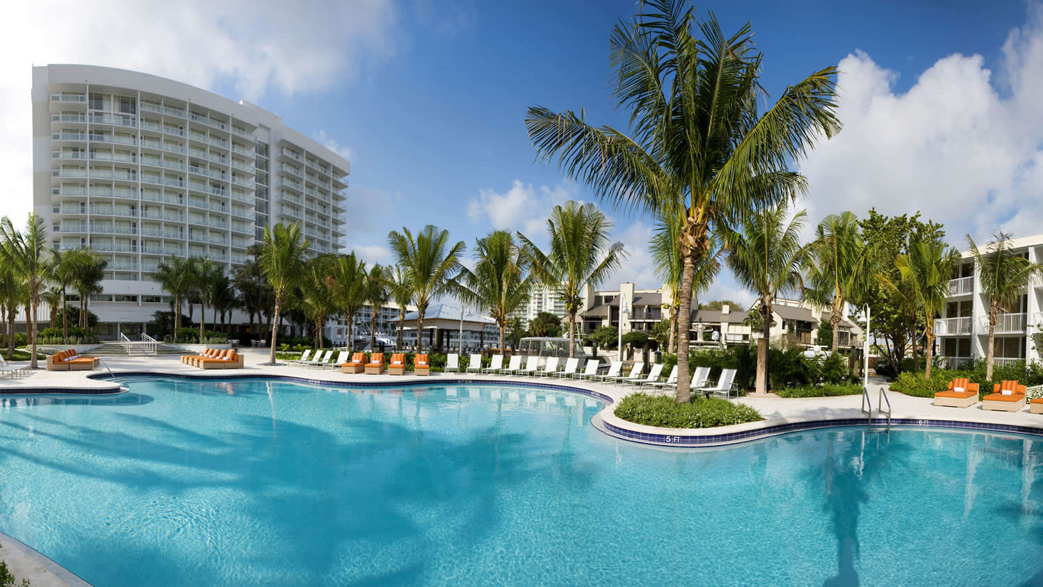 a large pool of water