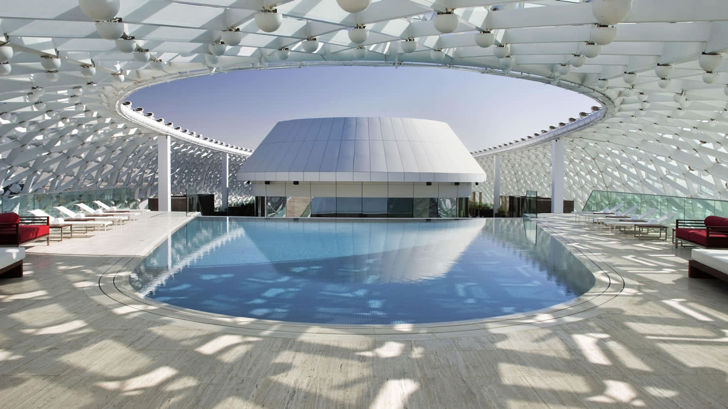 a building with a pool table