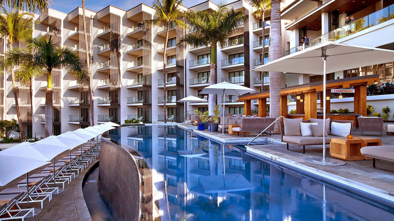 a building with a pool table