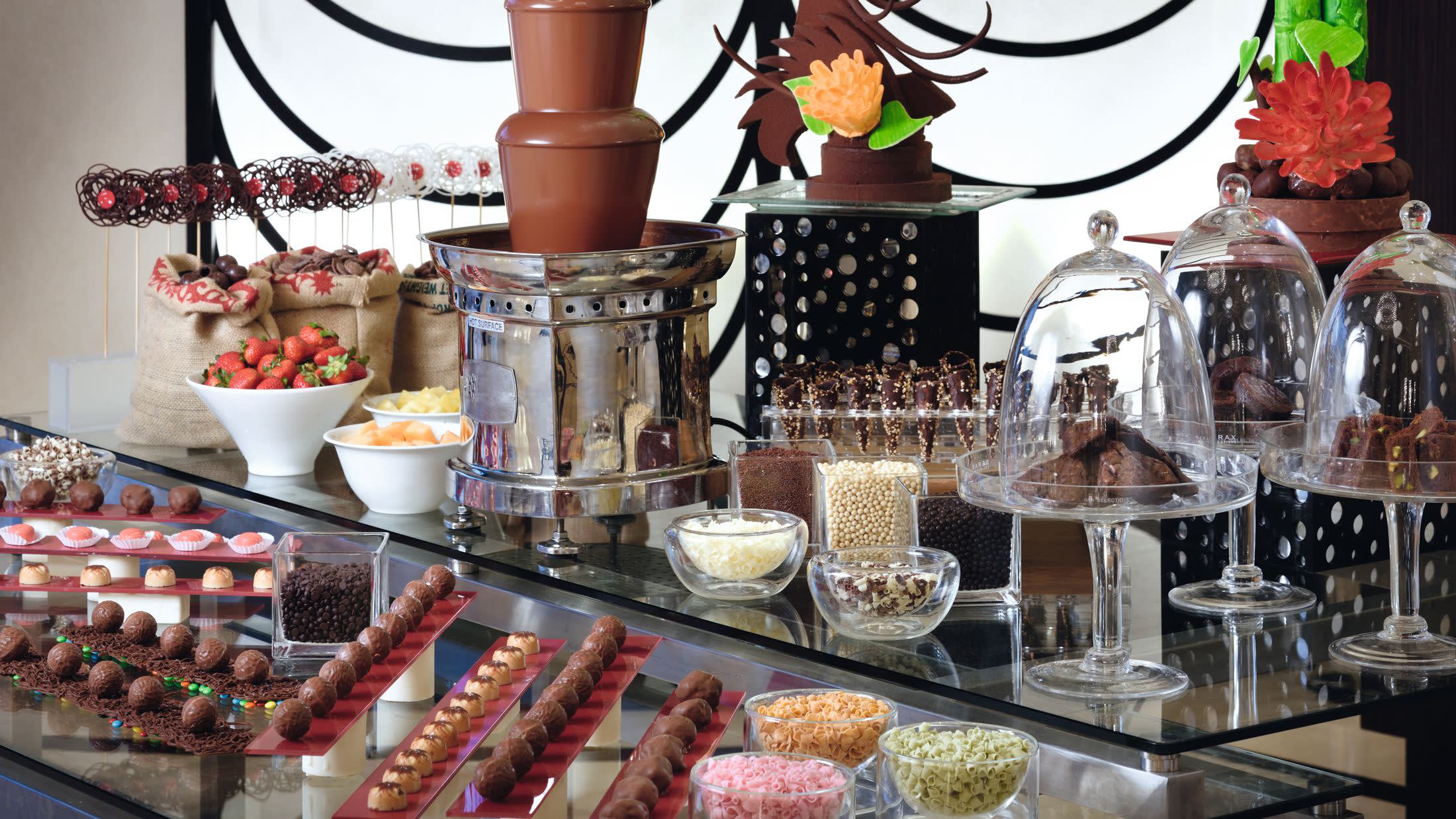a table topped with different types of food