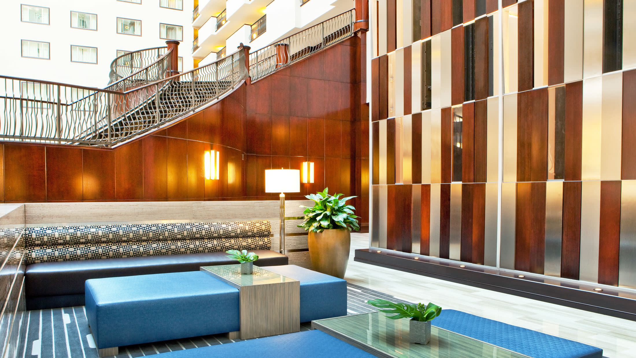 a building next to a fence