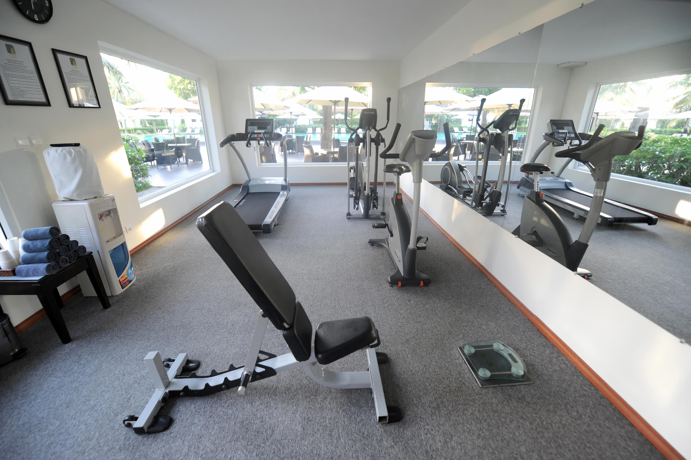 a view of a living room