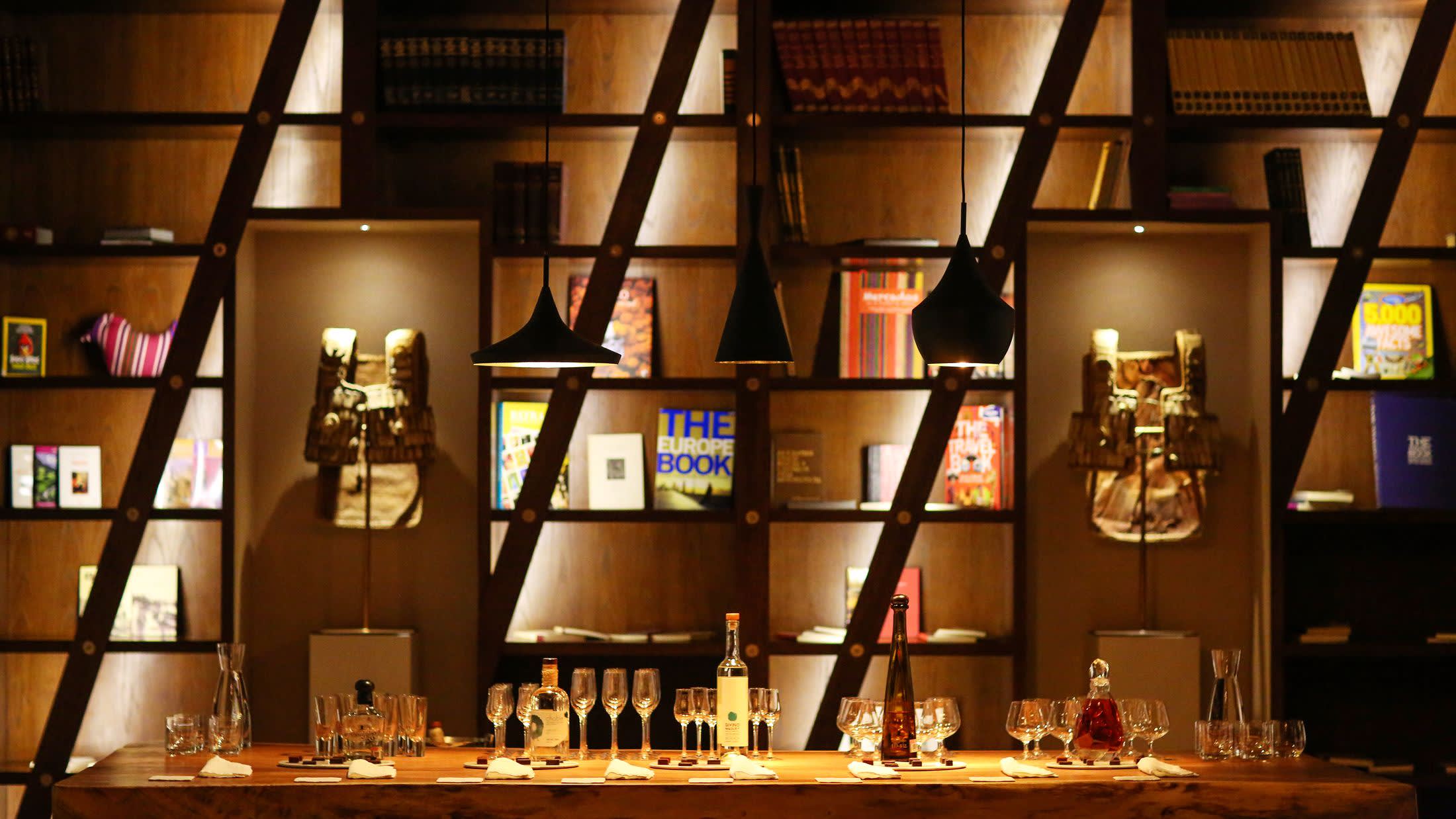 Tequila and chocolate tasting