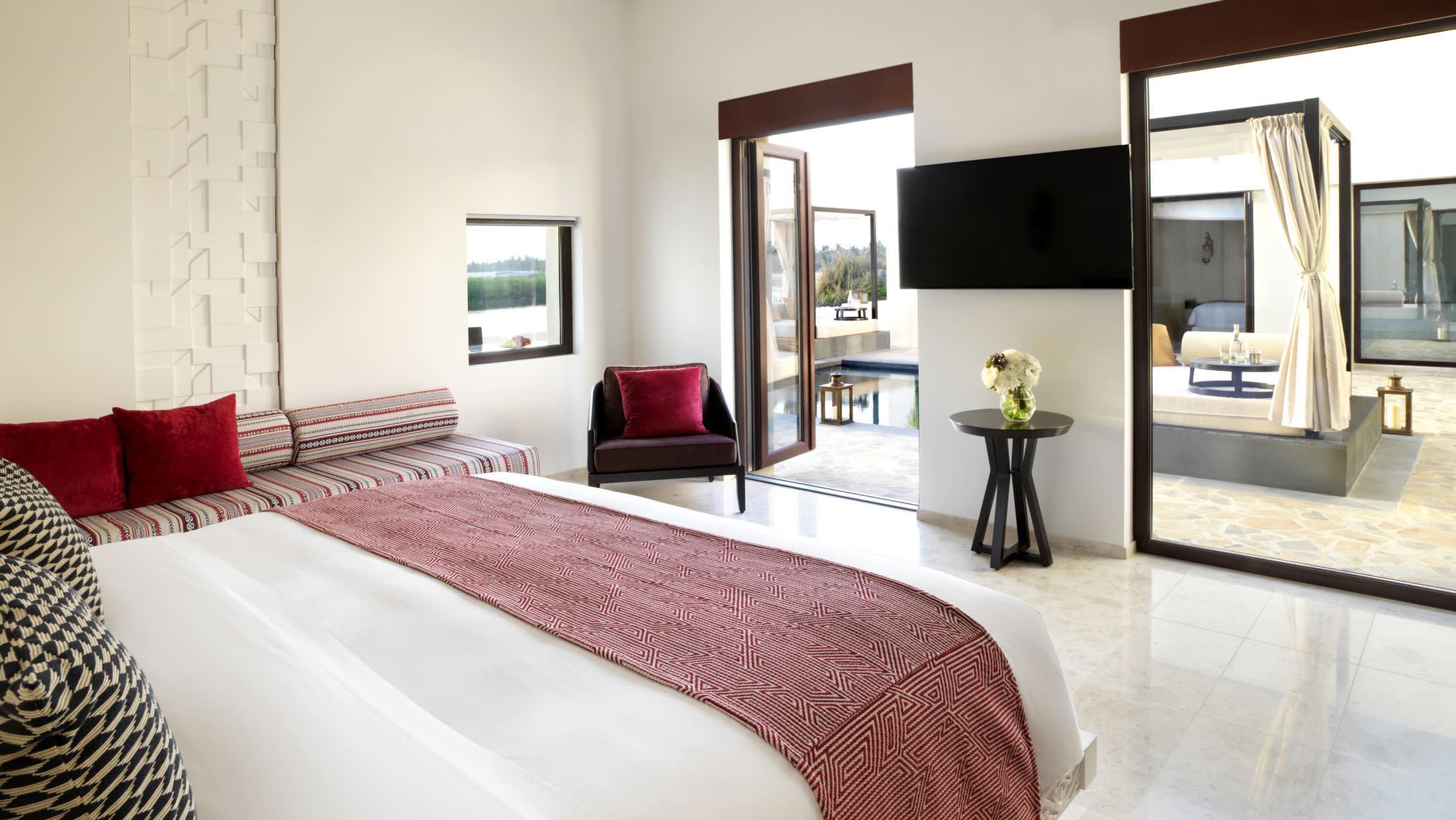 Two Bedroom Garden View Pool Villa Master Bedroom