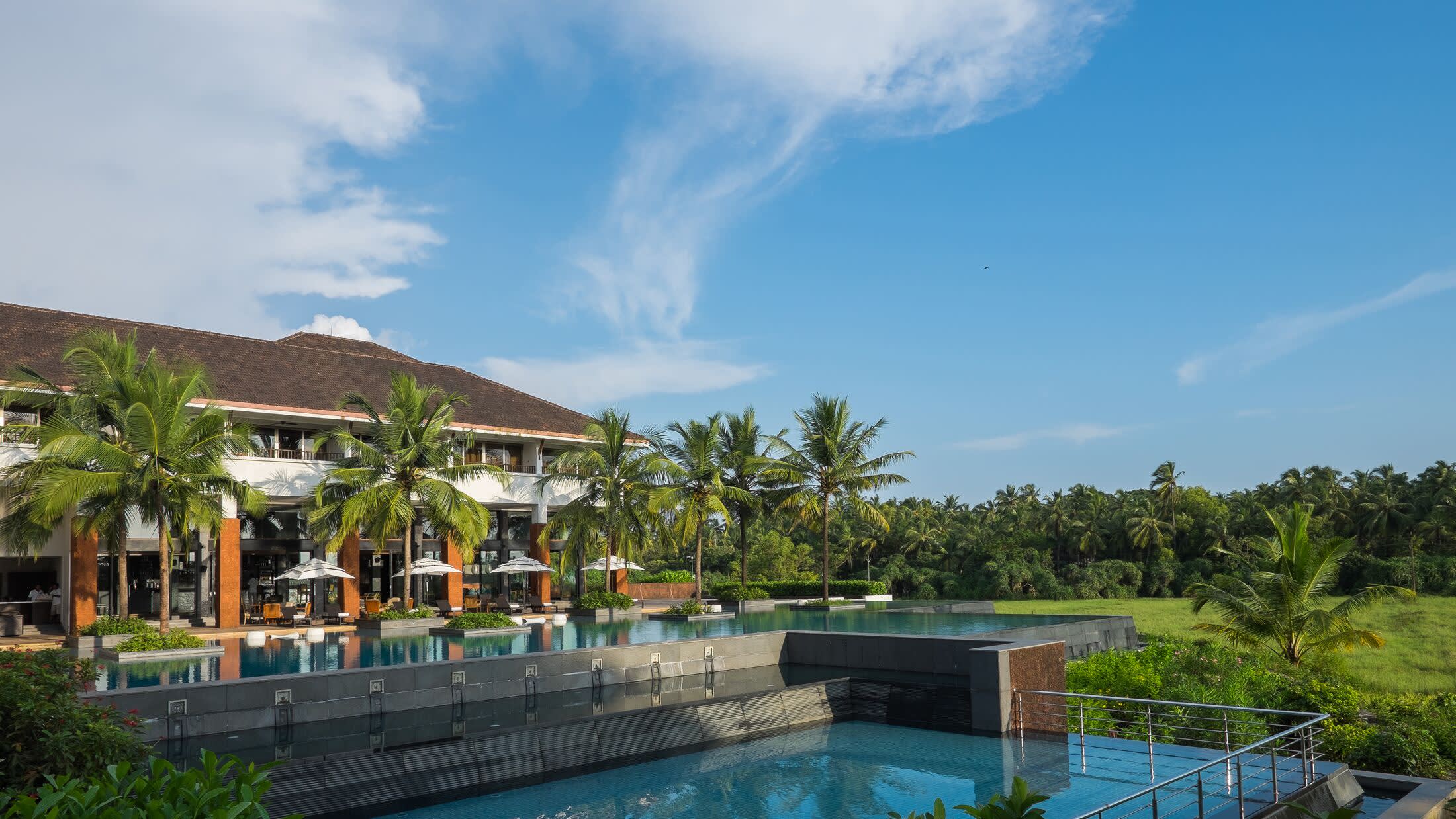 a resort near the water