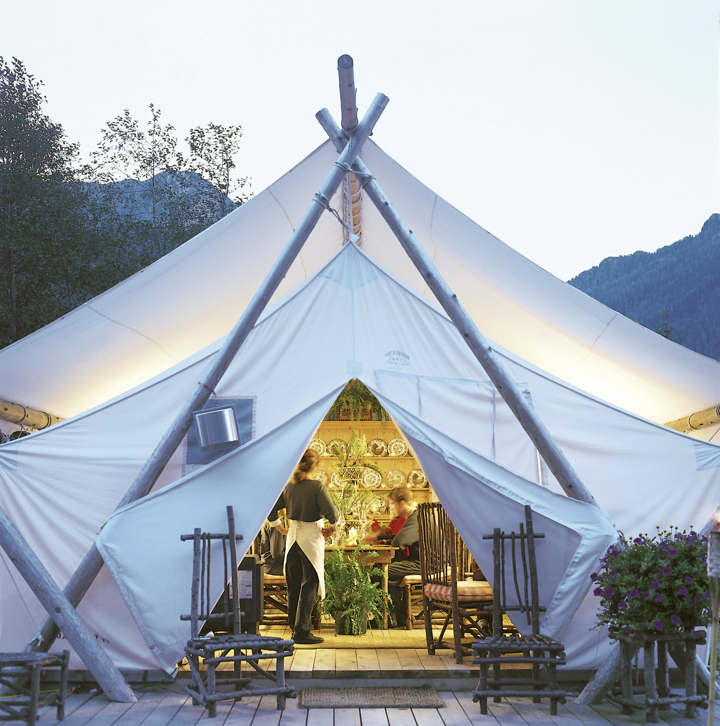 Exterior Dining Tent