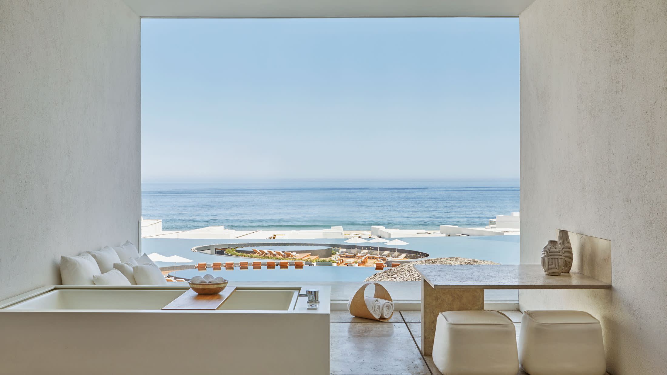 water next to the ocean