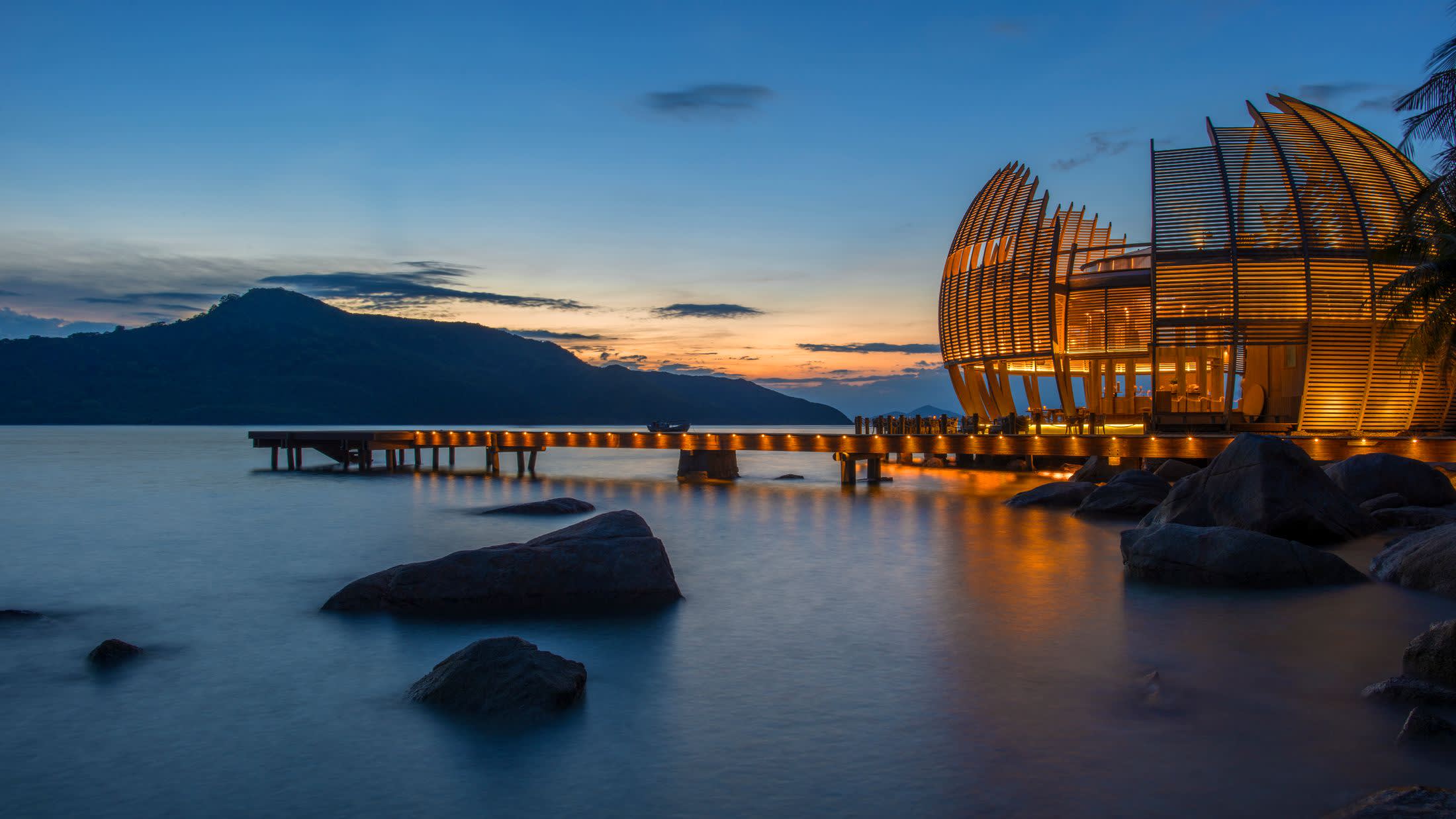 a bridge over a body of water