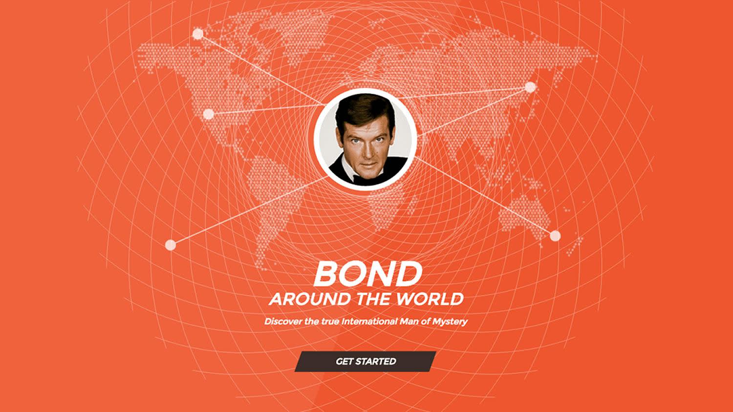 for web use only interactive james bond map logo created by blueclaw agency for seo and joe johnson