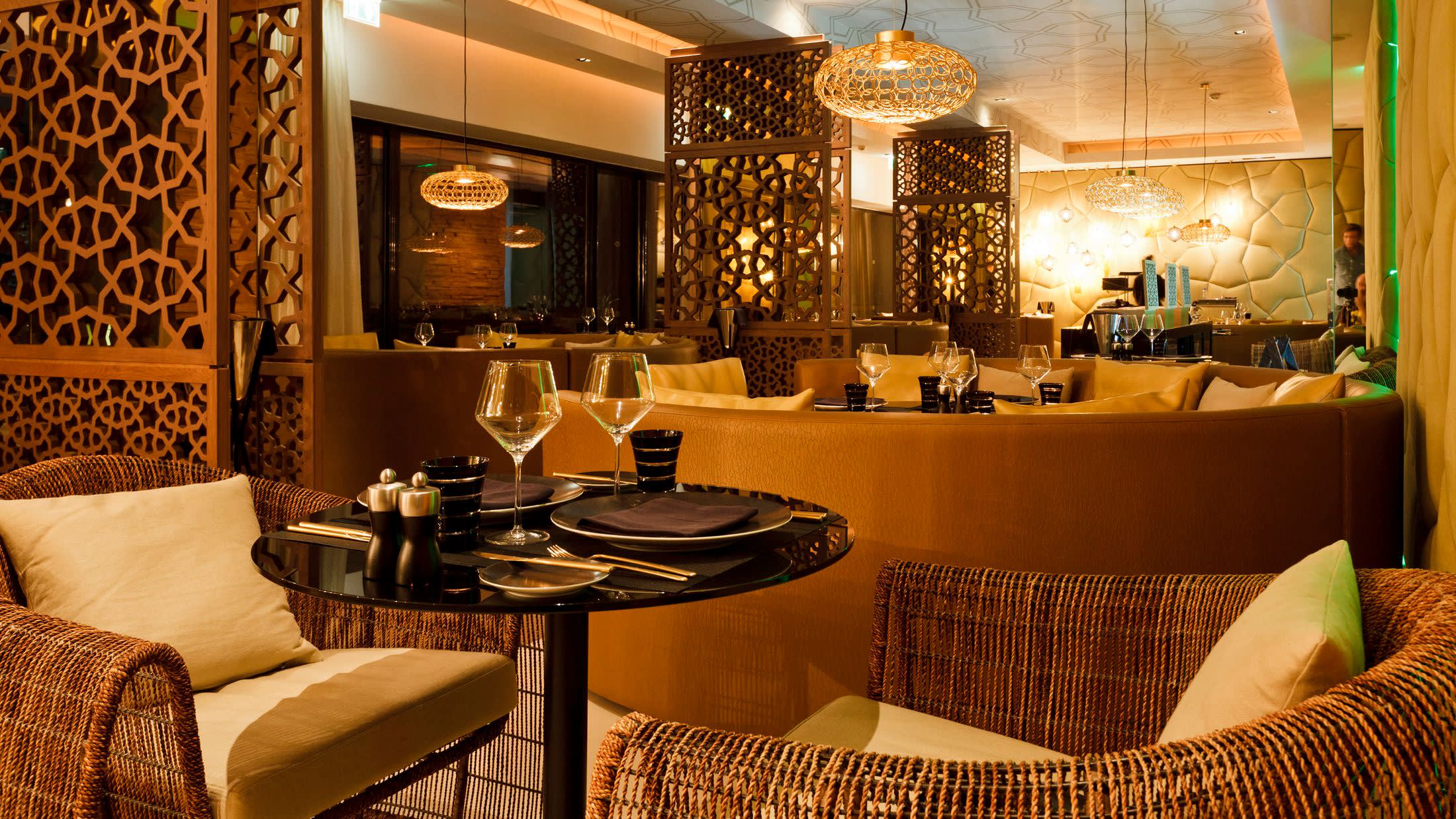 a living room with a couch and a chair