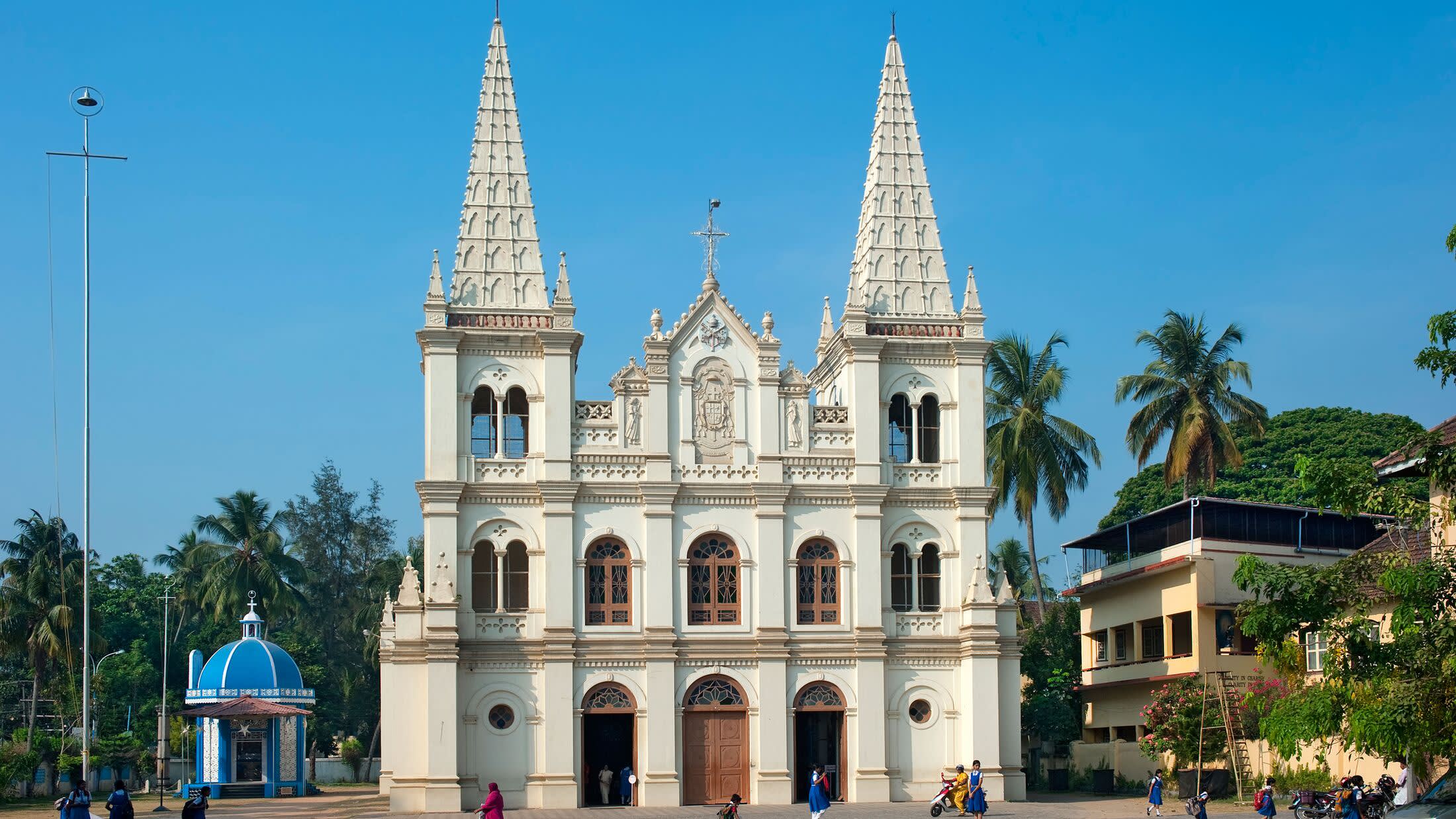 Santa Cruz Church in Cochin India