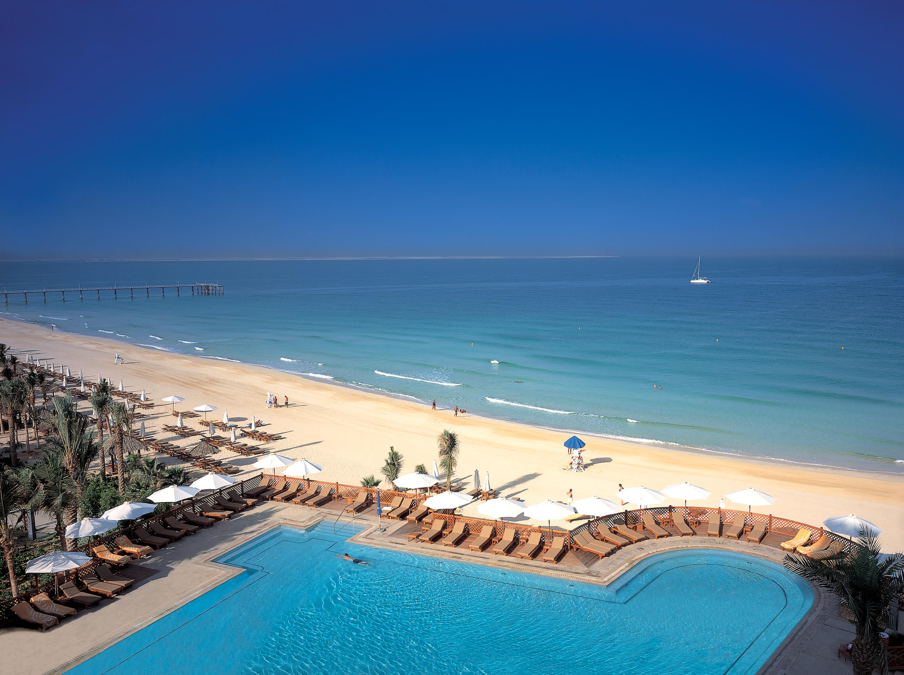 Swimming pool and beach