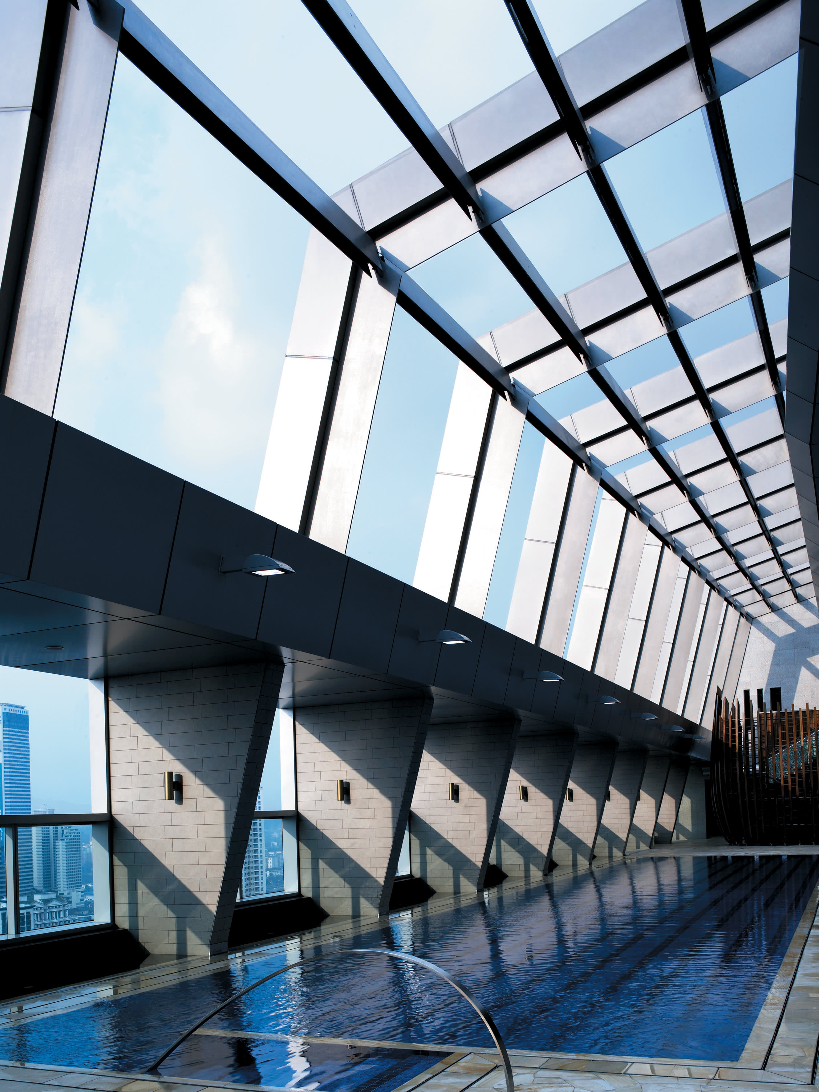 the inside of a building