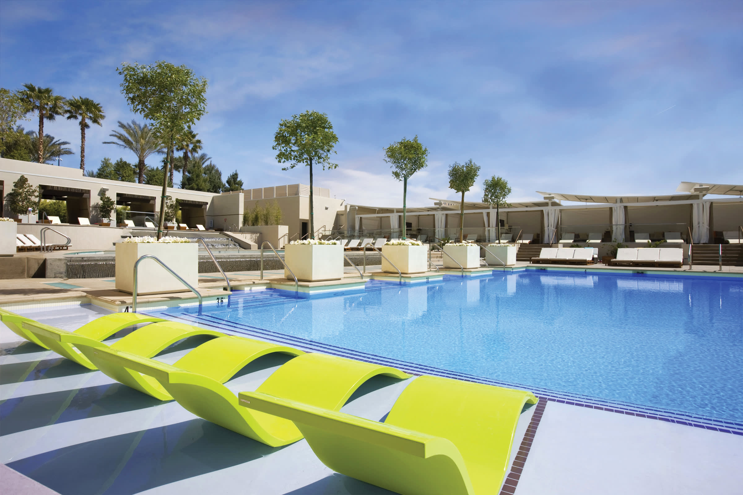 a large pool of water