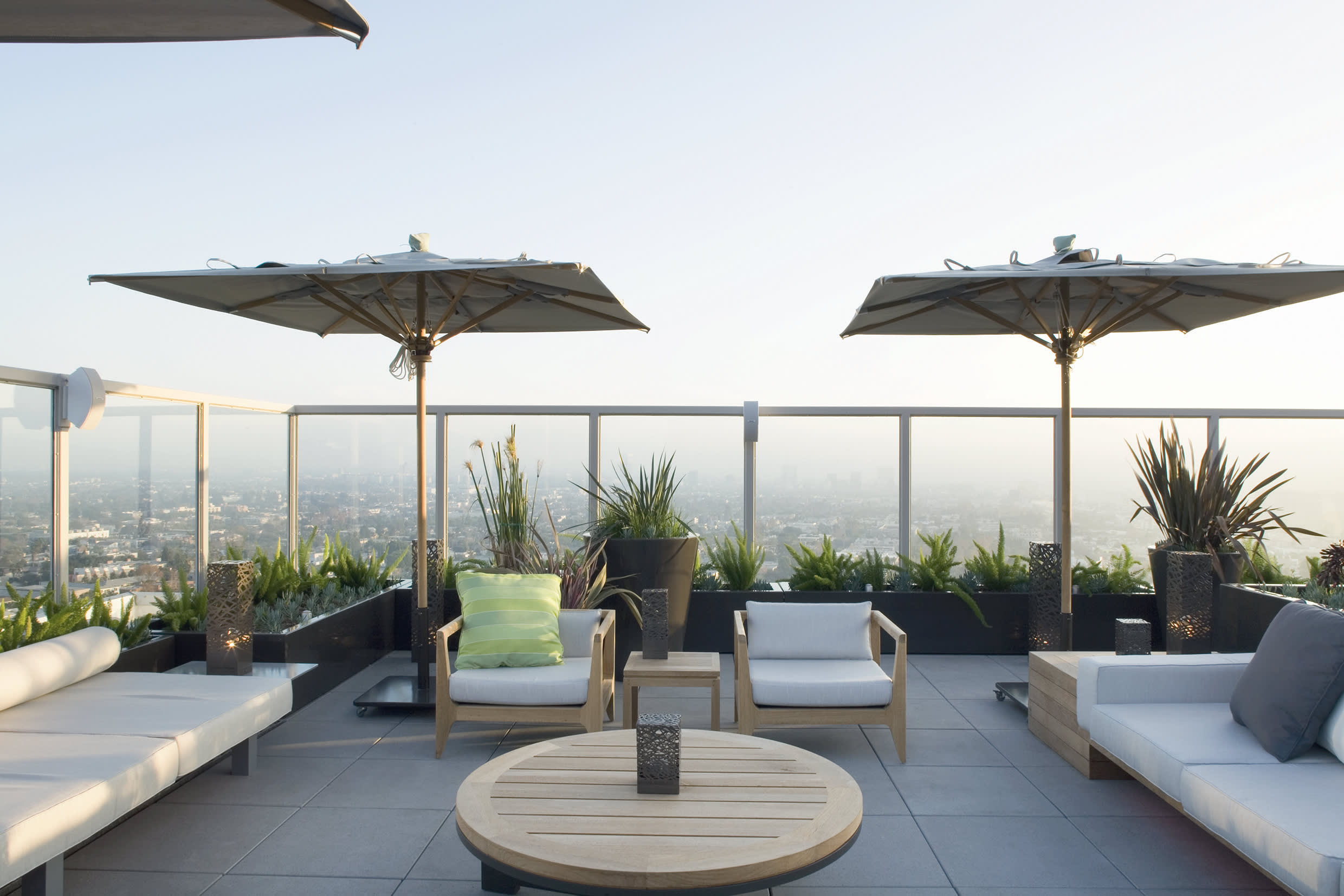 a large white building