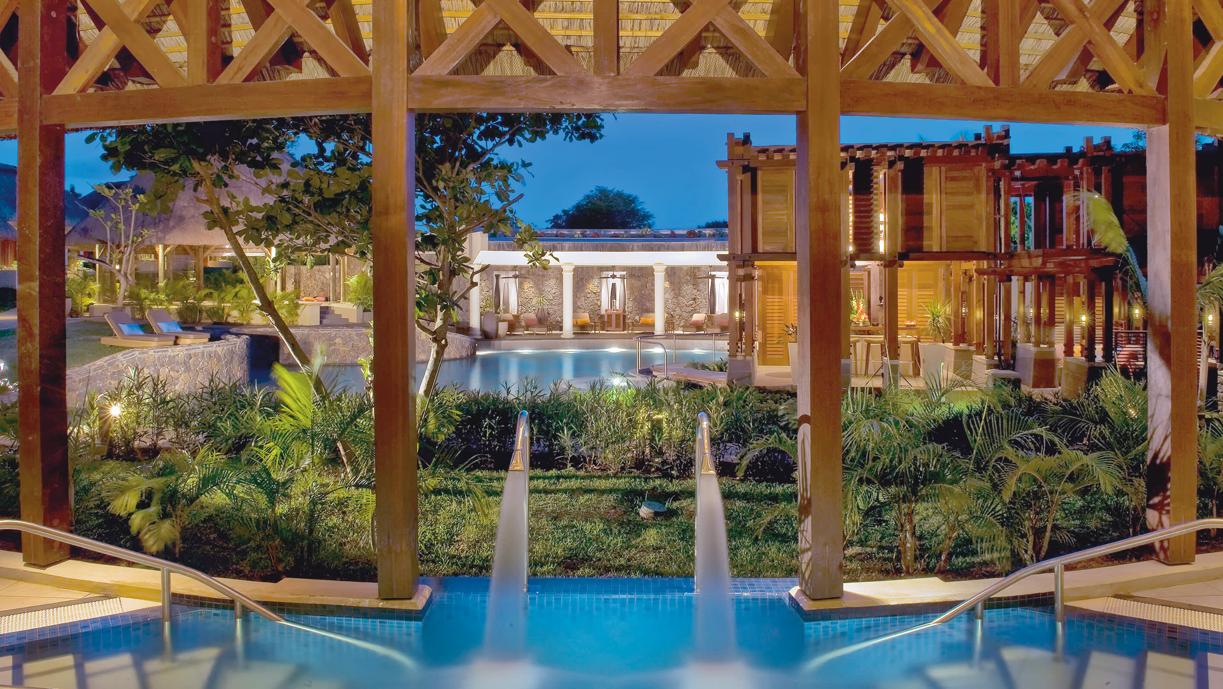 a building with a pool table